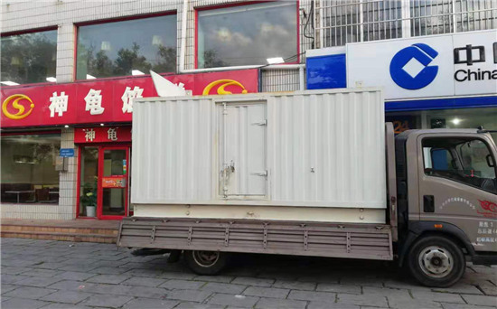 老城镇出租发电机施工案例